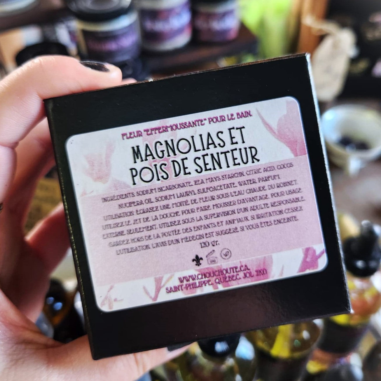 "Fleur Effermoussante", la bombe de bain 2.0!