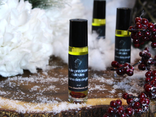 Huile précieuse pour soins des ongles et cuticules