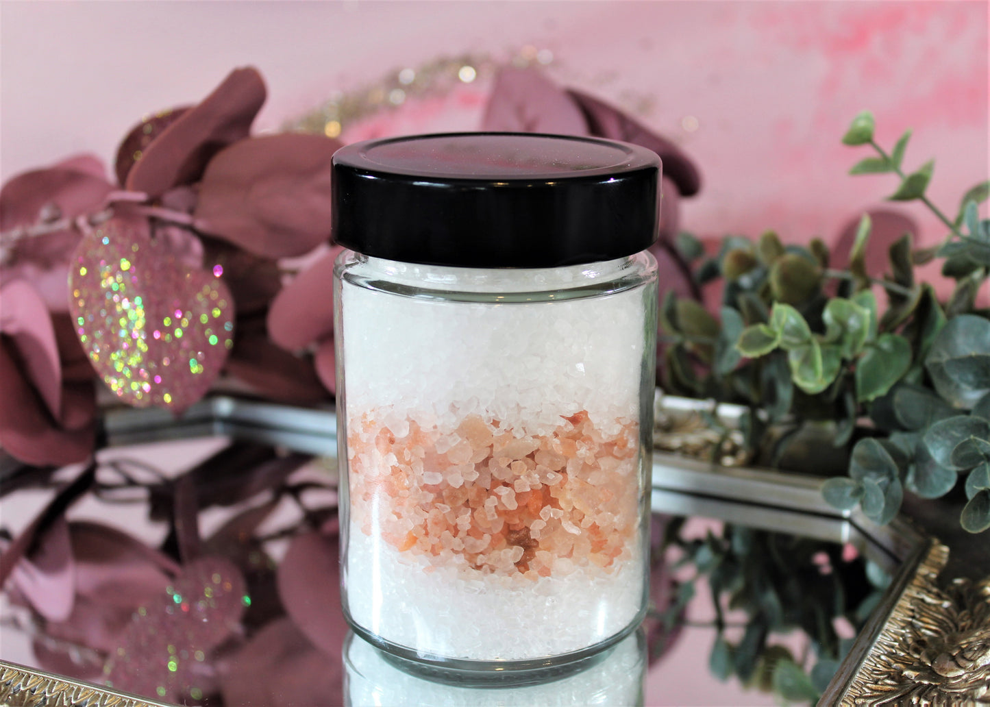 Sel de bain pour peau sensible sans colorant, fragrance ni huile essentielle.